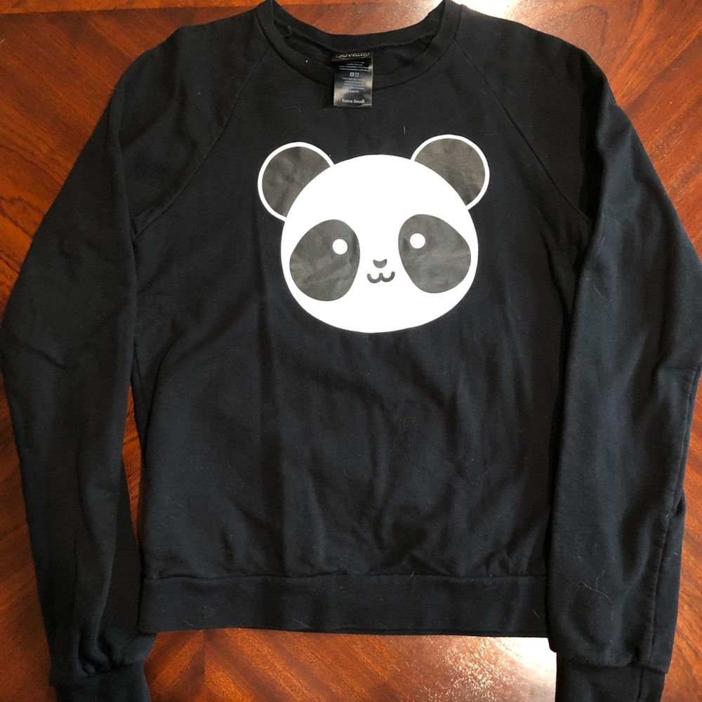 Whistle & Flute kawaii‎ panda sweatshirt size X-small